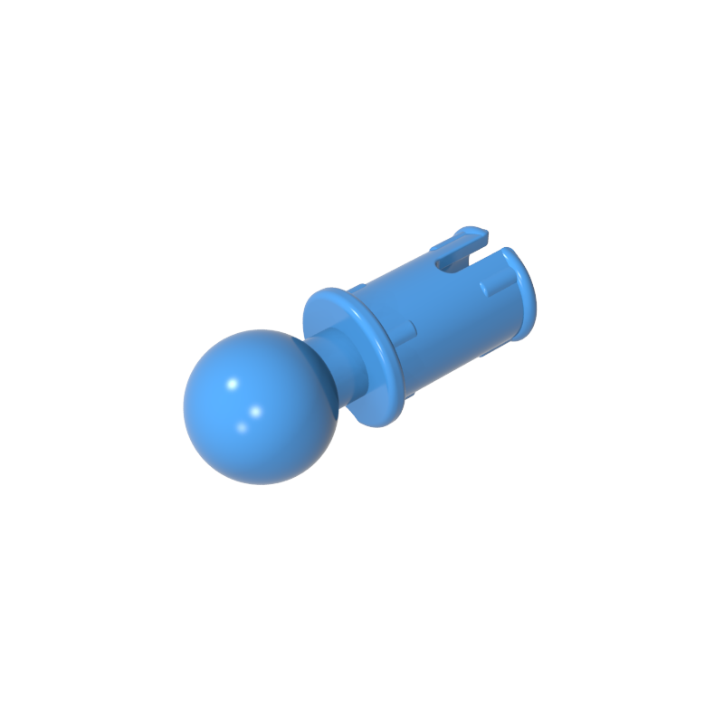 6628 | Technical Pin with Friction Ridges and Tow Ball with Squared Pin Hole