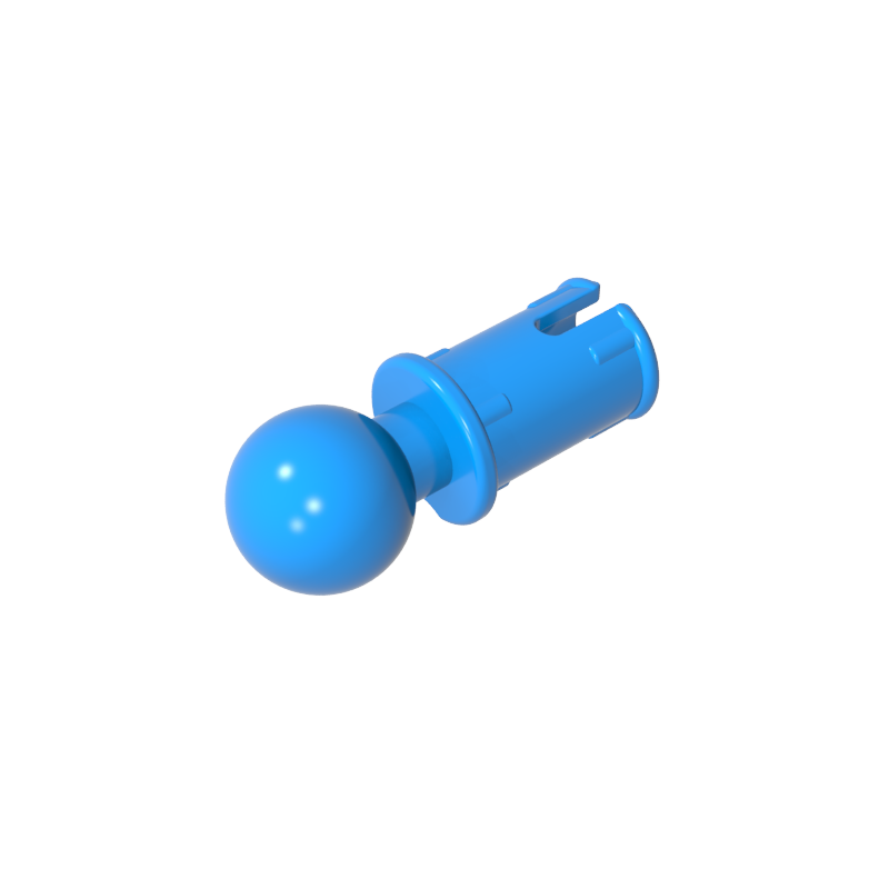 6628 | Technical Pin with Friction Ridges and Tow Ball with Squared Pin Hole