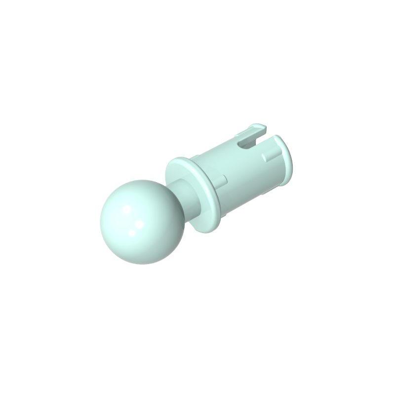 6628 | Technical Pin with Friction Ridges and Tow Ball with Squared Pin Hole