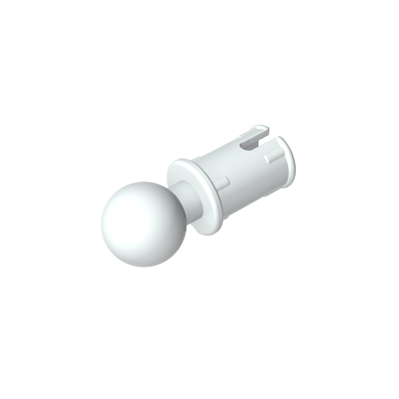 6628 | Technical Pin with Friction Ridges and Tow Ball with Squared Pin Hole