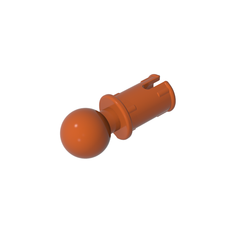 6628 | Technical Pin with Friction Ridges and Tow Ball with Squared Pin Hole