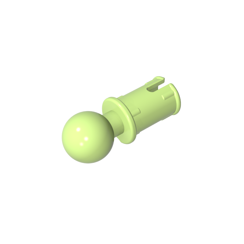 6628 | Technical Pin with Friction Ridges and Tow Ball with Squared Pin Hole