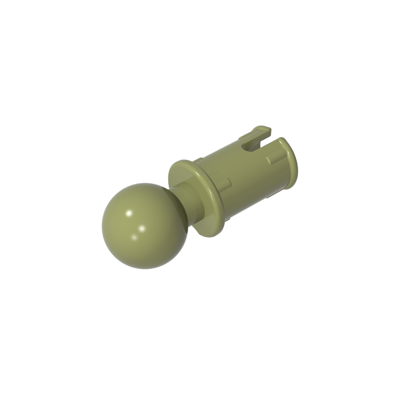 6628 | Technical Pin with Friction Ridges and Tow Ball with Squared Pin Hole