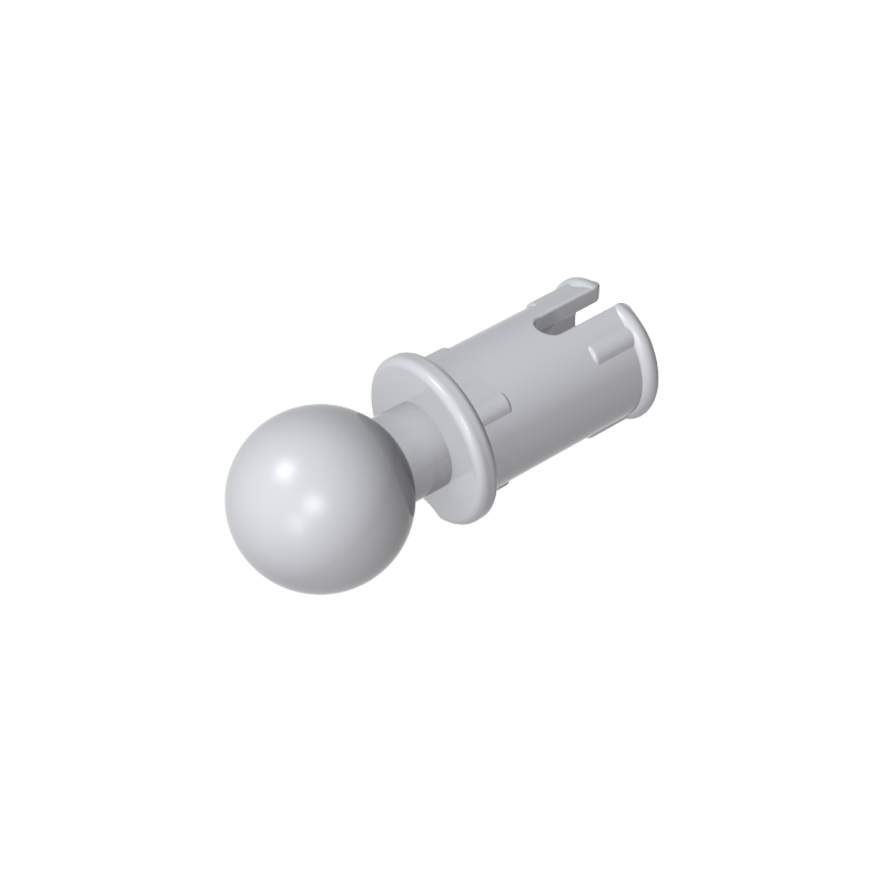 6628 | Technical Pin with Friction Ridges and Tow Ball with Squared Pin Hole