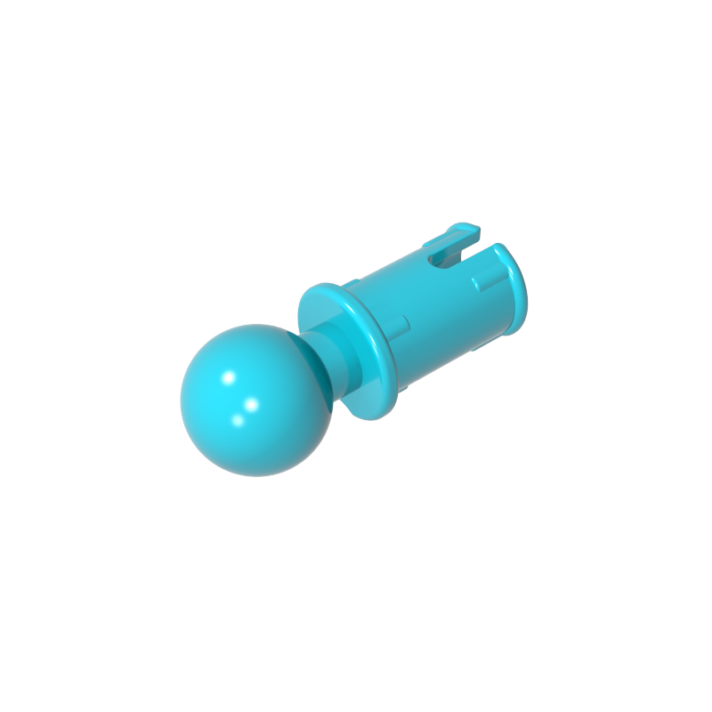 6628 | Technical Pin with Friction Ridges and Tow Ball with Squared Pin Hole