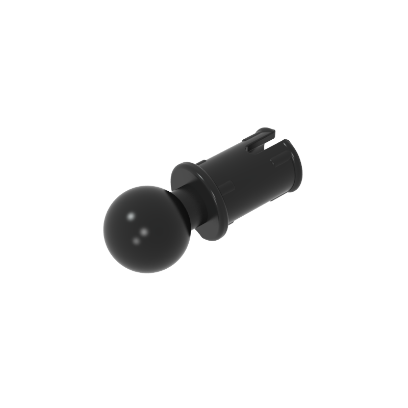 6628 | Technical Pin with Friction Ridges and Tow Ball with Squared Pin Hole