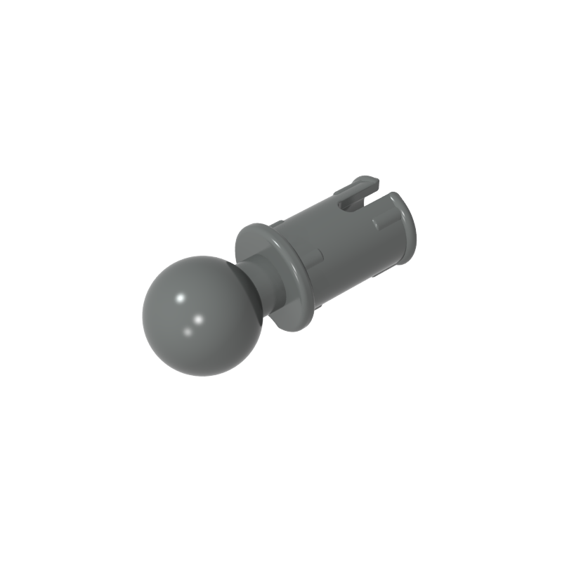 6628 | Technical Pin with Friction Ridges and Tow Ball with Squared Pin Hole
