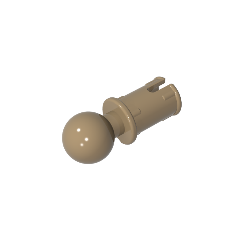 6628 | Technical Pin with Friction Ridges and Tow Ball with Squared Pin Hole