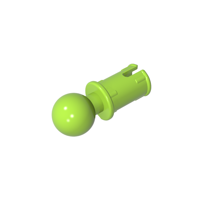 6628 | Technical Pin with Friction Ridges and Tow Ball with Squared Pin Hole