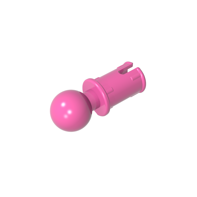 6628 | Technical Pin with Friction Ridges and Tow Ball with Squared Pin Hole