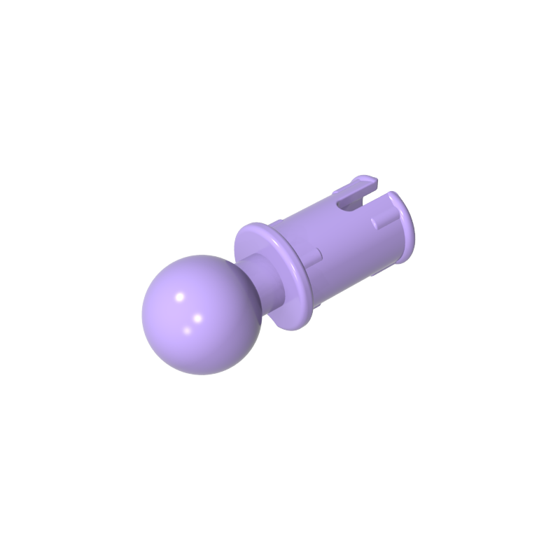 6628 | Technical Pin with Friction Ridges and Tow Ball with Squared Pin Hole