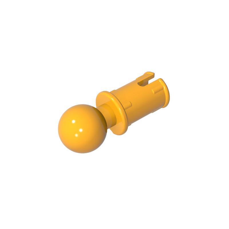 6628 | Technical Pin with Friction Ridges and Tow Ball with Squared Pin Hole