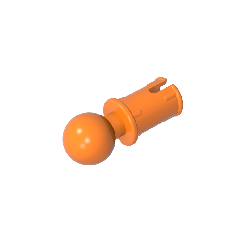 6628 | Technical Pin with Friction Ridges and Tow Ball with Squared Pin Hole