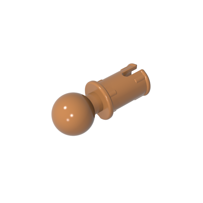 6628 | Technical Pin with Friction Ridges and Tow Ball with Squared Pin Hole