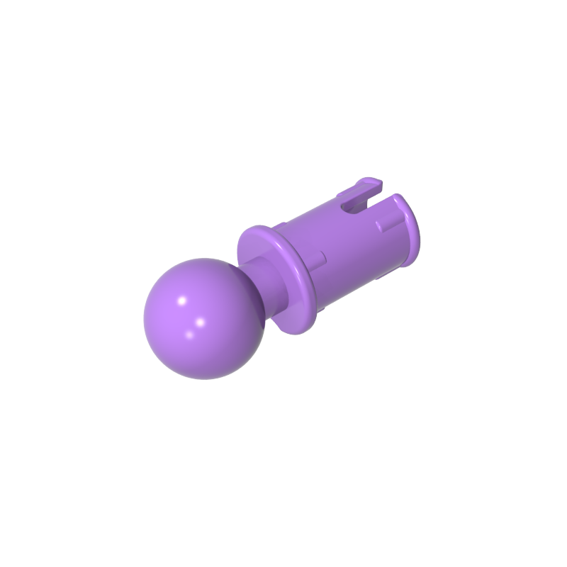 6628 | Technical Pin with Friction Ridges and Tow Ball with Squared Pin Hole