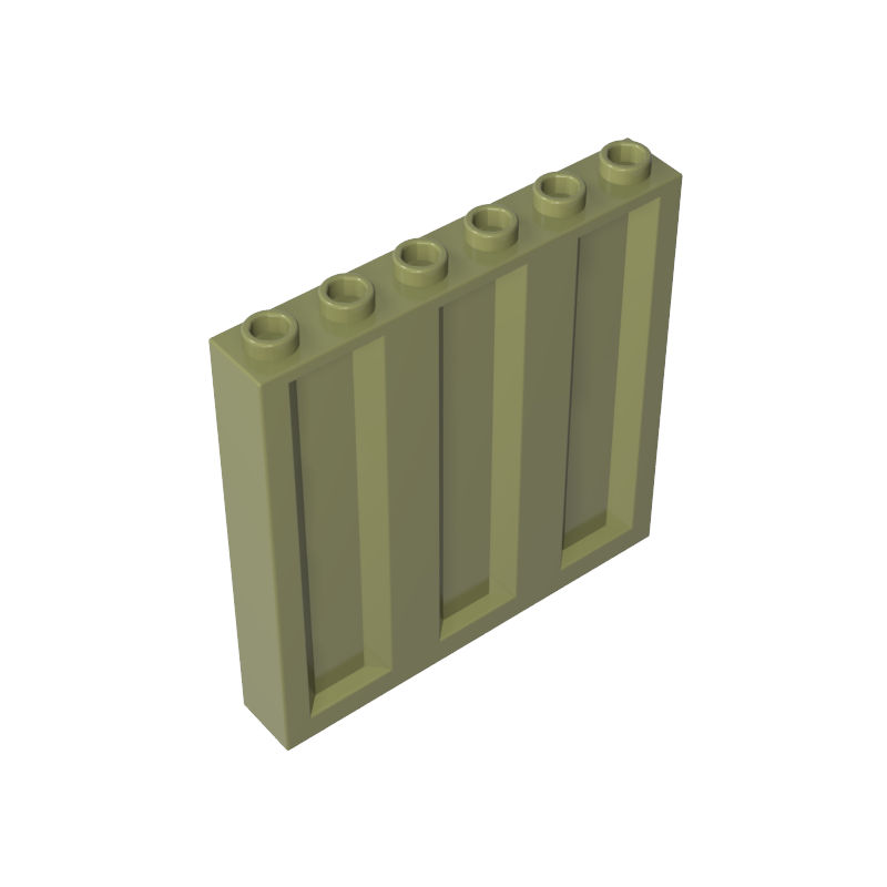 23405 | Panel 1 x 6 x 5 with Corrugated Profile