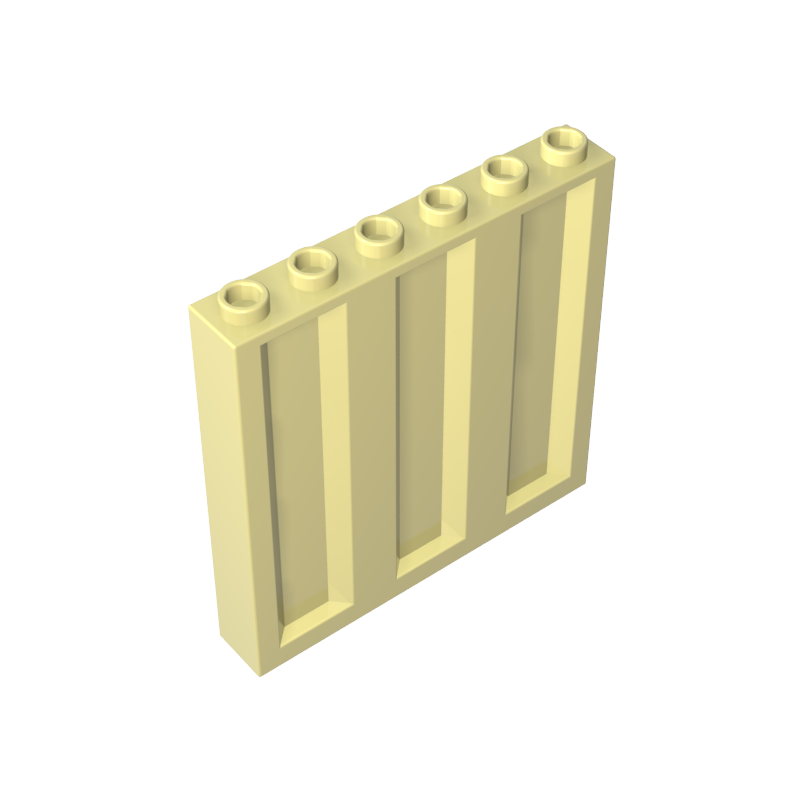 23405 | Panel 1 x 6 x 5 with Corrugated Profile