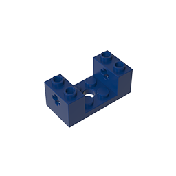 67446 | Technical Brick 2 x 4 x 1 1/3 with Axle Holes and 2 x 2 Cutout