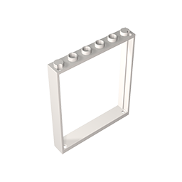 42205 | Window 1 x 6 x 6 Flat Front