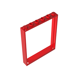 42205 | Window 1 x 6 x 6 Flat Front
