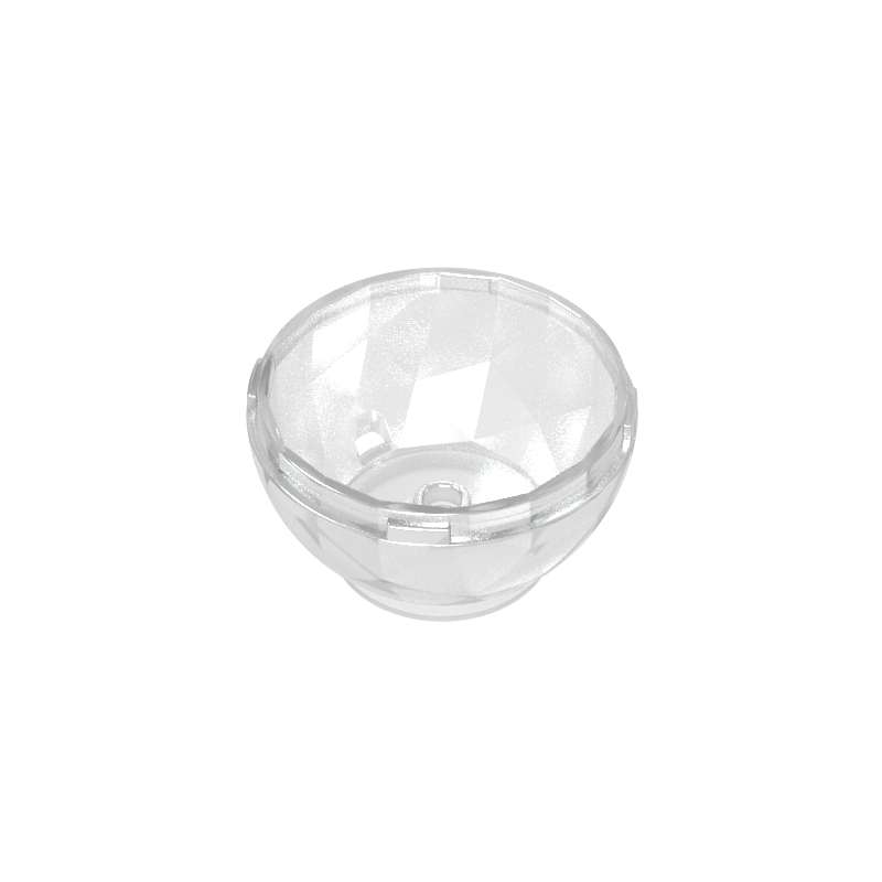 24130 | Container, Faceted, 4 x 4 x 1 2/3, Dragon Egg Bottom
