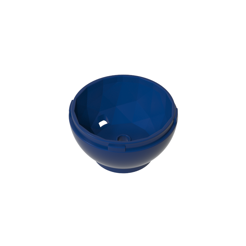 24130 | Container, Faceted, 4 x 4 x 1 2/3, Dragon Egg Bottom