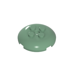 65138 | Brick, Round 4 x 4 x 2/3 Dome Top with Hole
