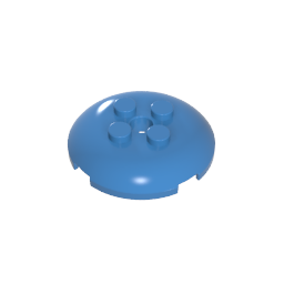 65138 | Brick, Round 4 x 4 x 2/3 Dome Top with Hole