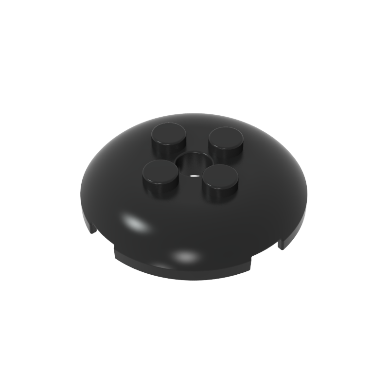 65138 | Brick, Round 4 x 4 x 2/3 Dome Top with Hole