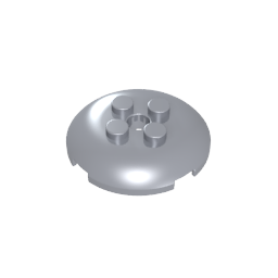 65138 | Brick, Round 4 x 4 x 2/3 Dome Top with Hole