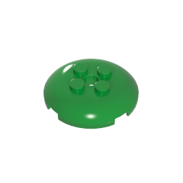 65138 | Brick, Round 4 x 4 x 2/3 Dome Top with Hole