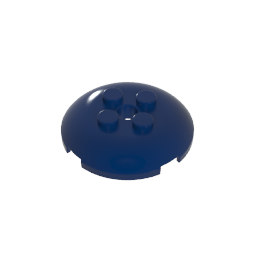 65138 | Brick, Round 4 x 4 x 2/3 Dome Top with Hole
