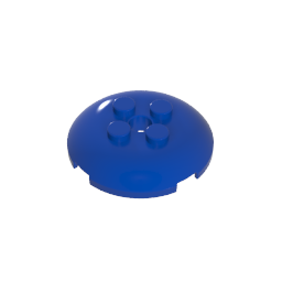 65138 | Brick, Round 4 x 4 x 2/3 Dome Top with Hole