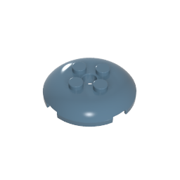 65138 | Brick, Round 4 x 4 x 2/3 Dome Top with Hole