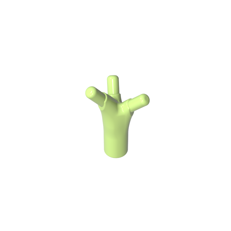 68211 | Plant Flower Stem with Bar and 3 Stems Short