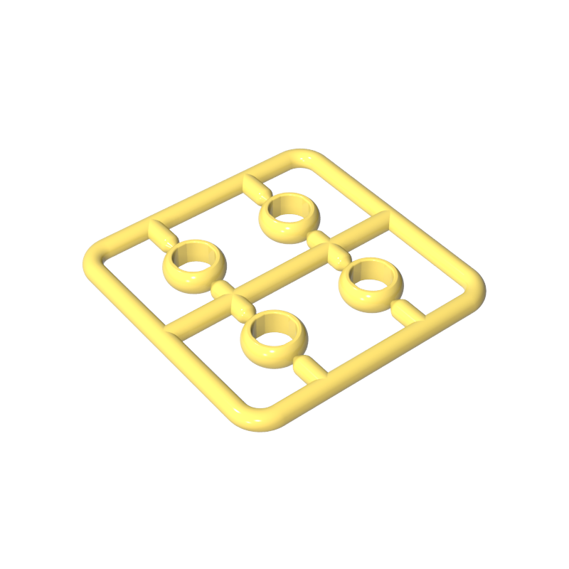 11010 | Figure, Utensil Ring 1 x 1 , 4 on Sprue