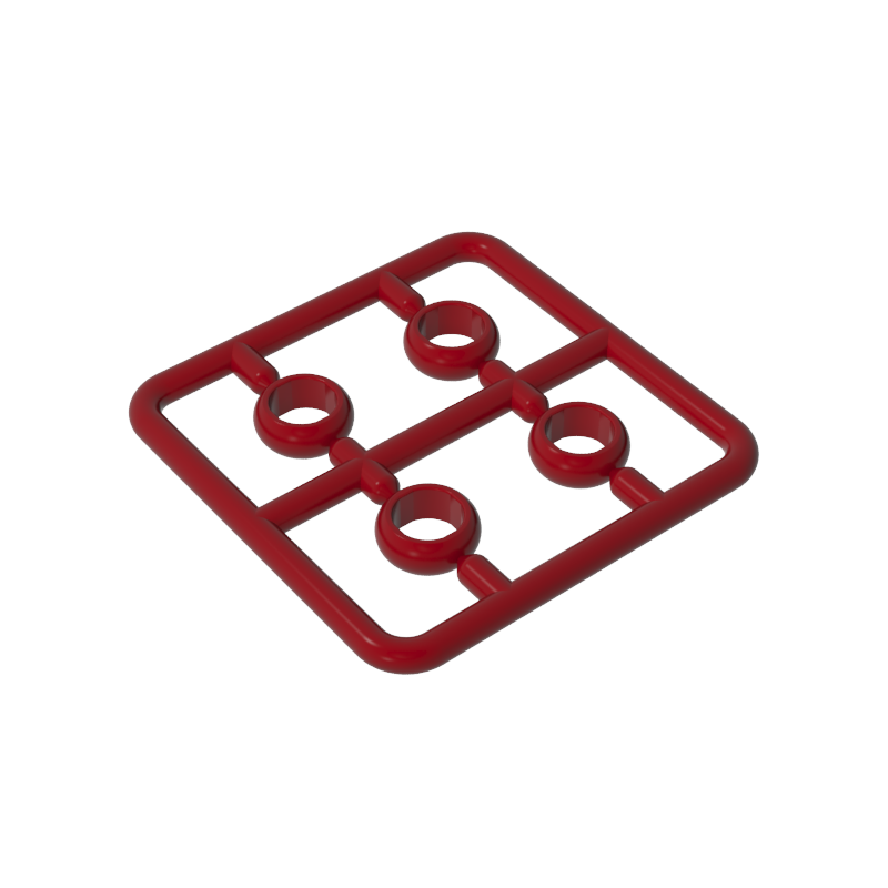 11010 | Figure, Utensil Ring 1 x 1 , 4 on Sprue