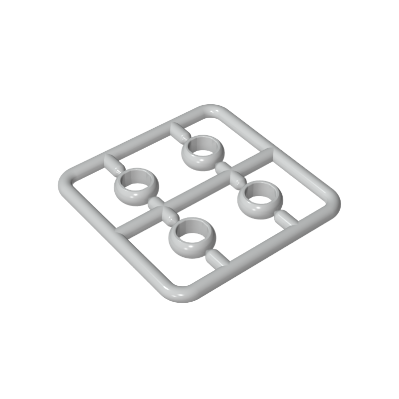 11010 | Figure, Utensil Ring 1 x 1 , 4 on Sprue