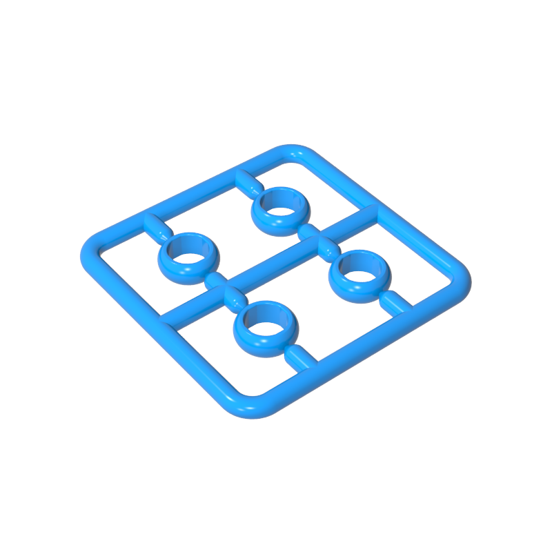 11010 | Figure, Utensil Ring 1 x 1 , 4 on Sprue