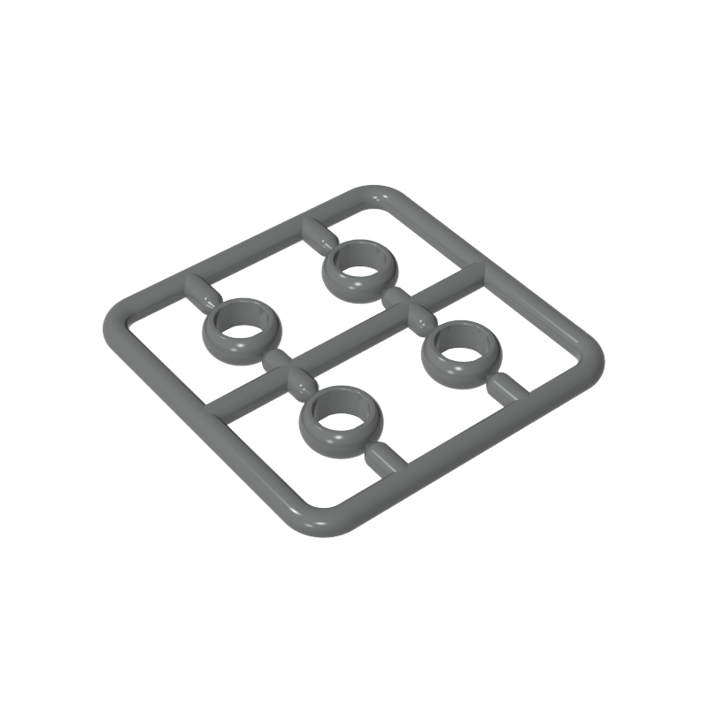 11010 | Figure, Utensil Ring 1 x 1 , 4 on Sprue