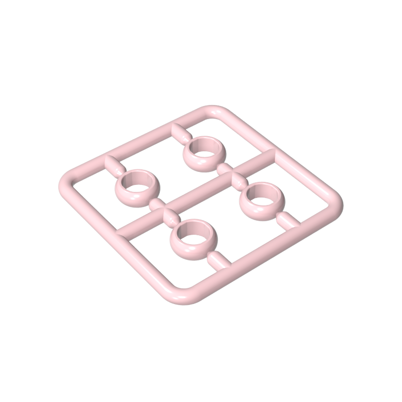 11010 | Figure, Utensil Ring 1 x 1 , 4 on Sprue