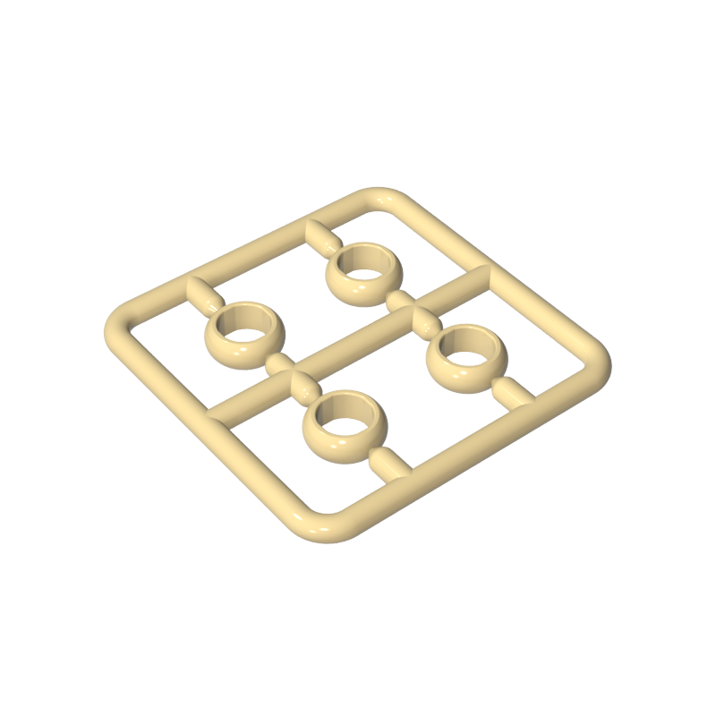 11010 | Figure, Utensil Ring 1 x 1 , 4 on Sprue