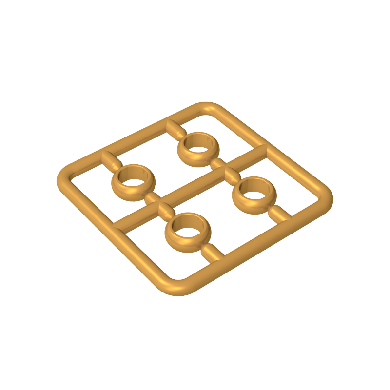 11010 | Figure, Utensil Ring 1 x 1 , 4 on Sprue