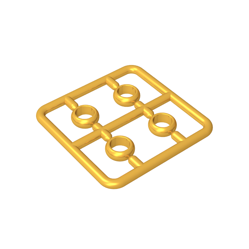 11010 | Figure, Utensil Ring 1 x 1 , 4 on Sprue