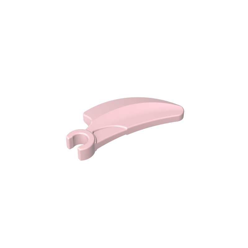 16770 | Barb / Claw / Horn / Tooth with Clip, Curved