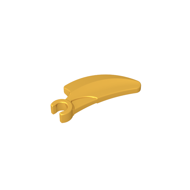 16770 | Barb / Claw / Horn / Tooth with Clip, Curved