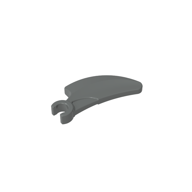 16770 | Barb / Claw / Horn / Tooth with Clip, Curved