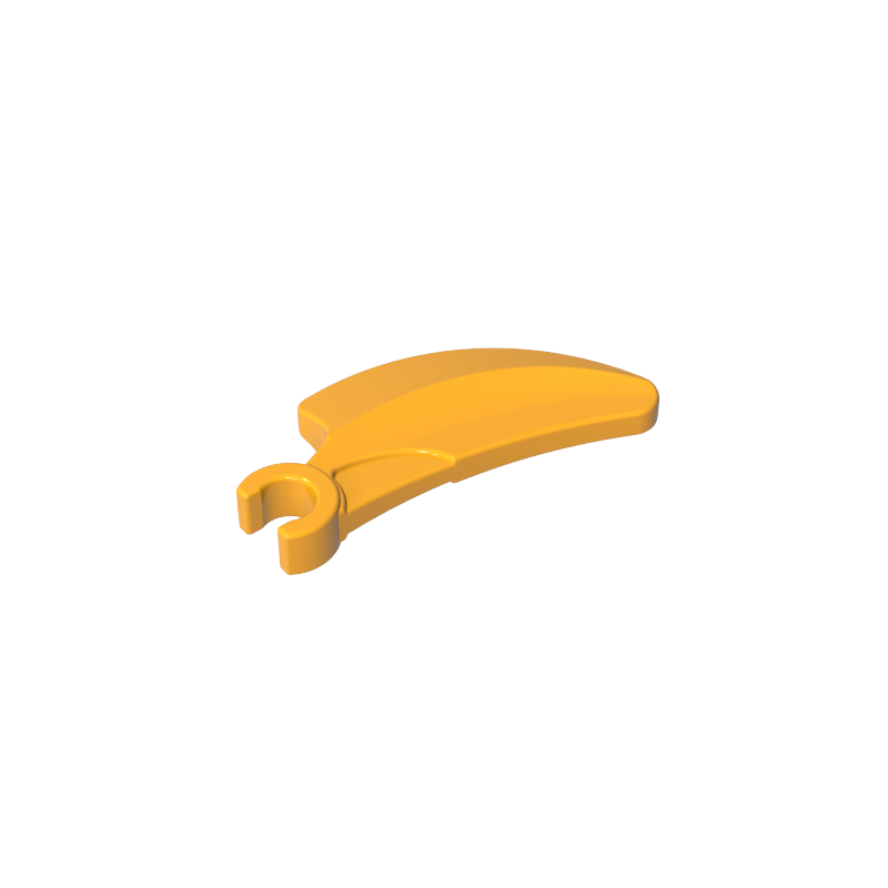 16770 | Barb / Claw / Horn / Tooth with Clip, Curved