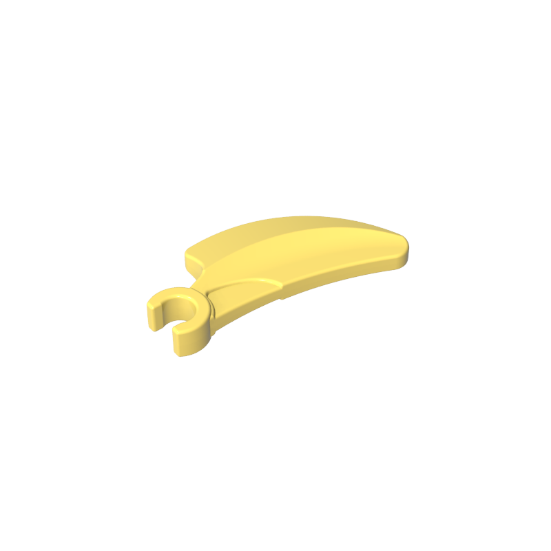 16770 | Barb / Claw / Horn / Tooth with Clip, Curved