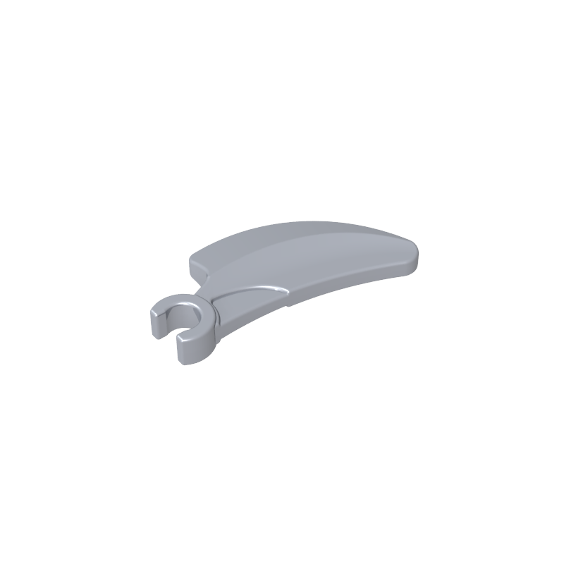 16770 | Barb / Claw / Horn / Tooth with Clip, Curved